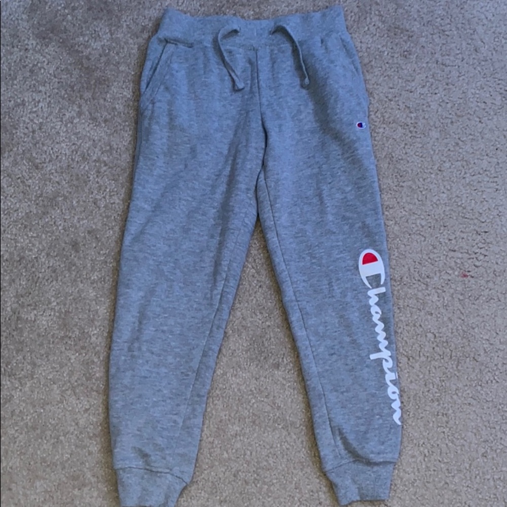 girl’s champion sweatpants|OPEN TO OFFERS!
